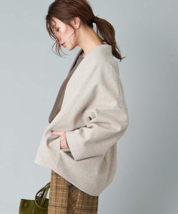 ミニブークレーVネックジャケット