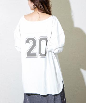 ナンバリングロングTシャツ