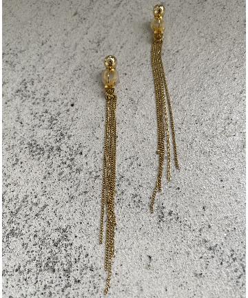 チェーンタッセルイヤリング