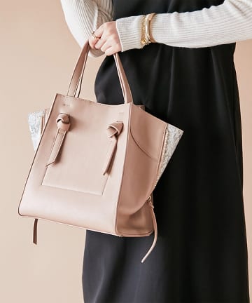 《定番人気》2WAYサイドジップトートバッグ