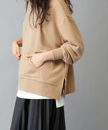 prose verse(プロズヴェール) 《WEB限定》【丈感の調整ができる】レイヤードヘムTシャツ