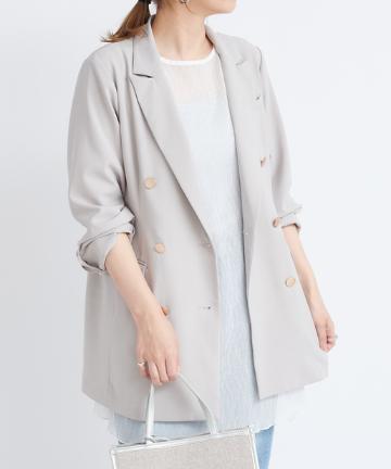 金ボタンWジャケット