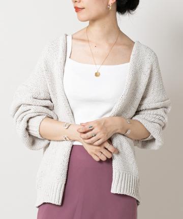 モールニットカーディガン