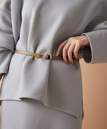 【コーディネートのポイント使いに】スライドベルト