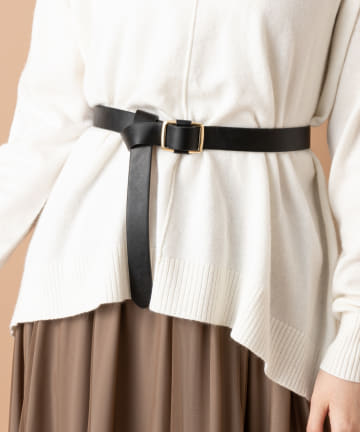 【定番のマストアイテム】プレーンゴールドベルト