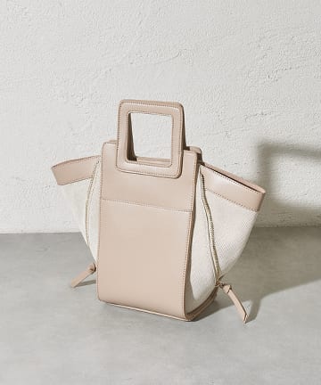 WEB限定 loti  スクエアジップwayミニバッグ
