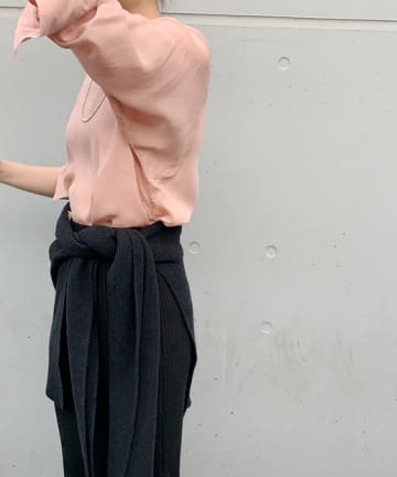 キュプラサイドスリットチュニック