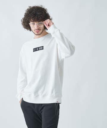 USA裏毛バーコードワッペンスウェット