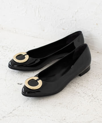 【Luca Grossi/ルーカグロッシ】パーツフラットパンプス