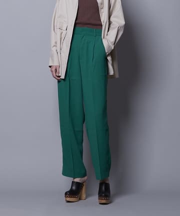ハイウエストセンタープレスパンツ