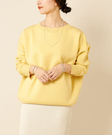 バックVスウェットライクニット