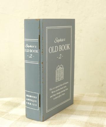 ウッドエンプティブック（ブルーグレー）