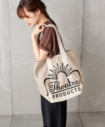 【THEATRE PRODUCTS】 コットンキャンバスロゴトート