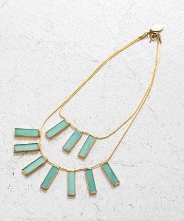 【LENA BERNARD/レナ バーナード】ターコイズネックレス