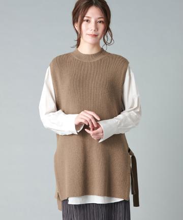 【手洗い可】サイドスリットベスト