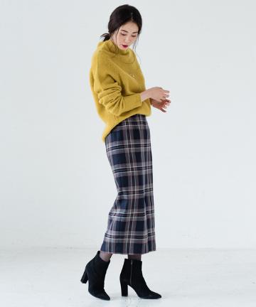 チェック2WAYスカート