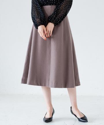 ウールフレアスカート