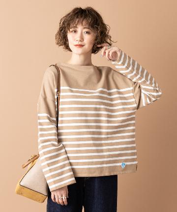 【ORCIVAL(オーシバル)】リラックスボーダーカットソー