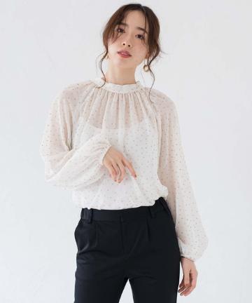 【WEB限定】スターシフォンブラウス