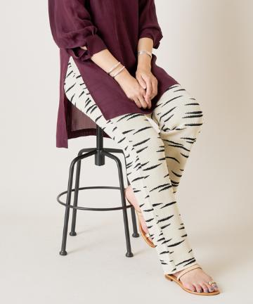 ジャガードニットパンツ