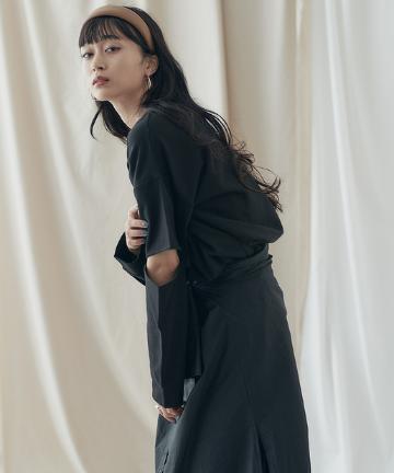 【WEB限定】裏毛エルボーカットプルオーバー