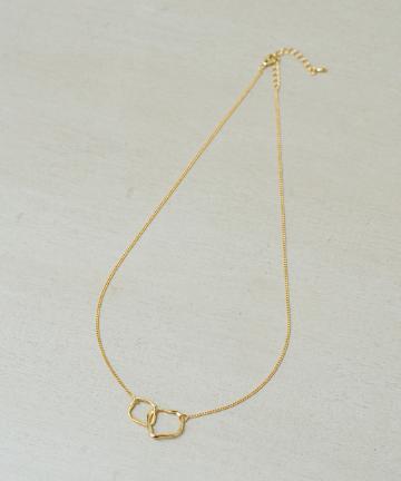 ダブルオーバルネックレス