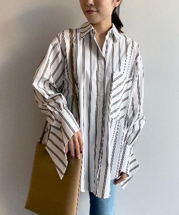 【MYKKE HOFMANN】ストライプシャツ