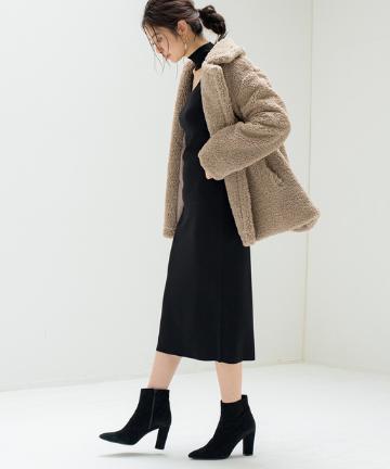 【APPARIS/アパリス】ショートテディ エコファーコート