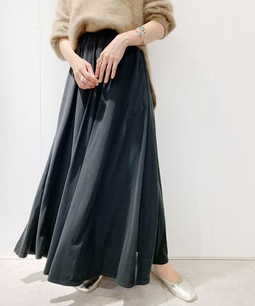 <待望の再入荷!>フィブリルカノコフレアロングスカート