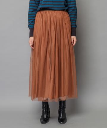 チュールデシンリバーシブルスカート