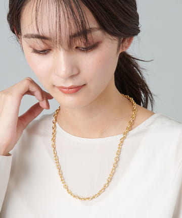 【ボリューム感が華やか】チェーンネックレス