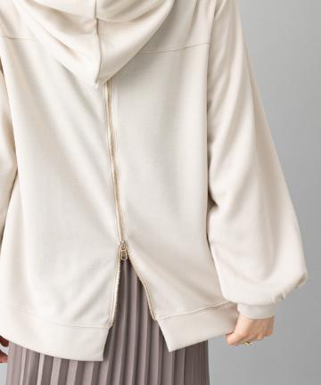 prose verse(プロズヴェール) 【こなれたお洒落トップス】バックジップダンボールパーカー