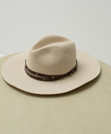 【SENSI STUDIO/センシスタジオ】スタッズレザーハット