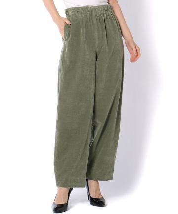 【Liyoca(リヨカ)】シャンブレーコールイージーパンツ