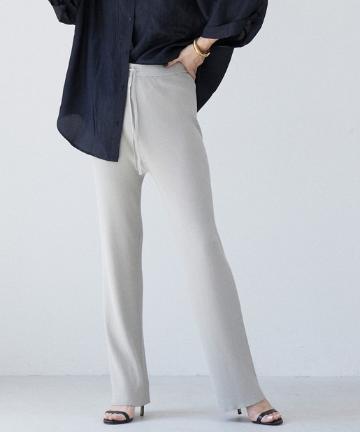 リブニットパンツ【オンラインストア限定商品】