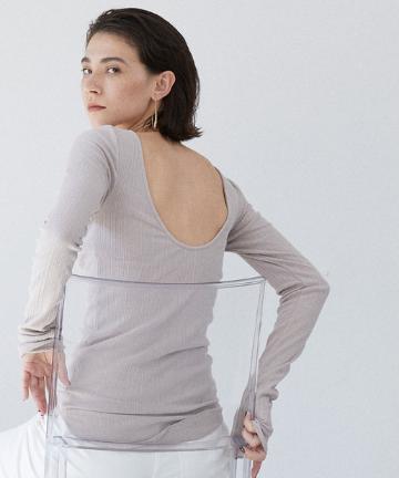オープンバックカットソー【オンラインストア限定商品】