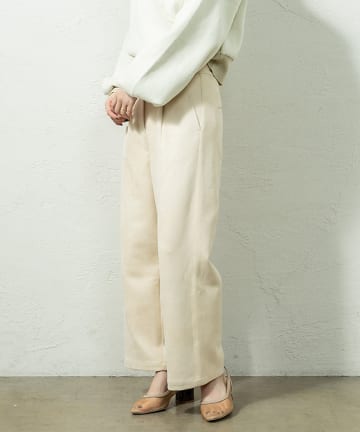 エンボススエードパンツ