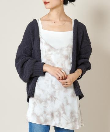 プリントスリップチュニック