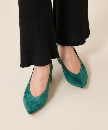 ピッグレザーパンプス