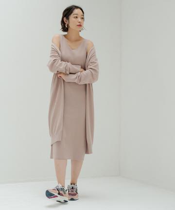 アンゴラニットセットワンピース