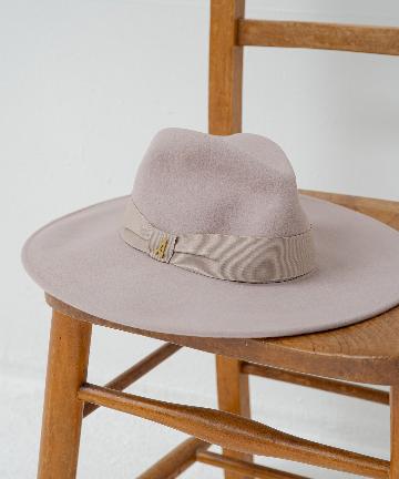 【ADRIAN HATS/エイドリアン ハッツ】つば広リボンハット