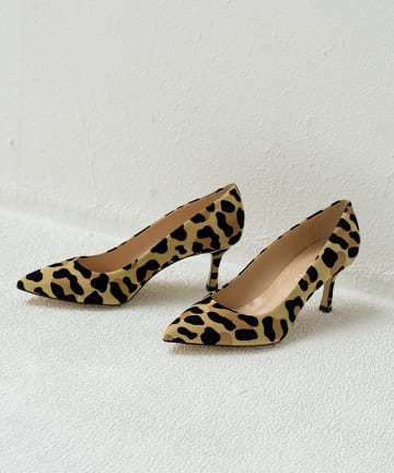 【CORSO ROMA, 9/コルソローマ】レオパードパンプス