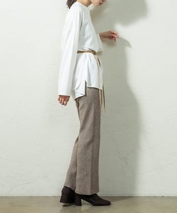 サイドスリットロングTシャツ