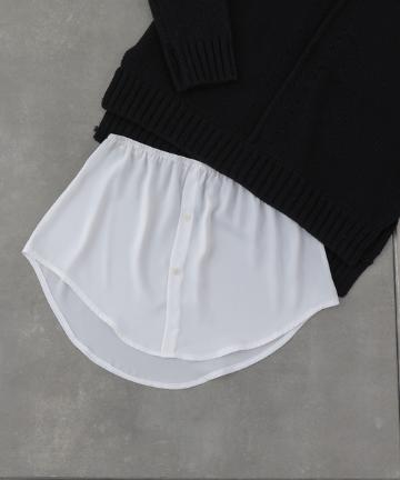 シフォンジョーゼット付け裾