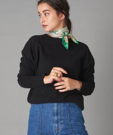 【手洗い可】ウォッシャブルカシミヤ100％クルーネックニット