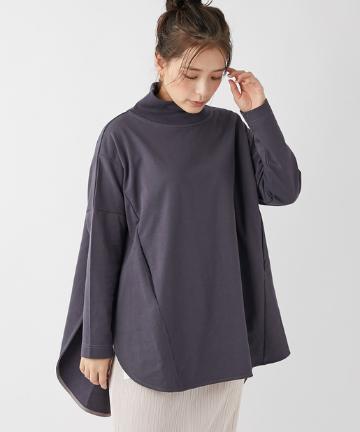 【主役級の1枚】ハイネックポンチョプルオーバー