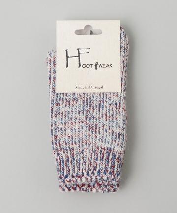 【H FOOTWEAR/エイチ フットウェア】ミックスカラーリブソックス
