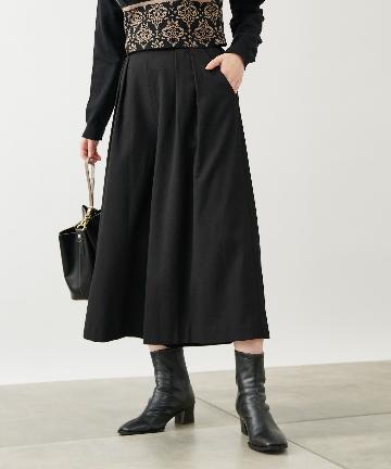 ストレッチツイルキュロットパンツ