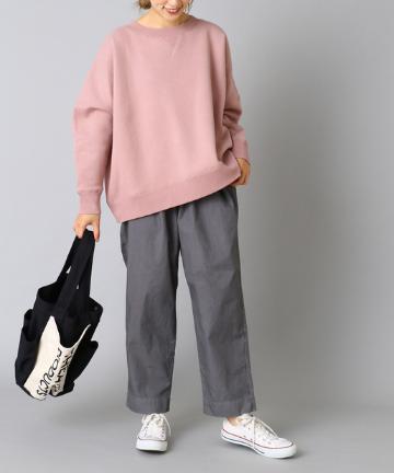 エコサルファー染テーパードパンツ