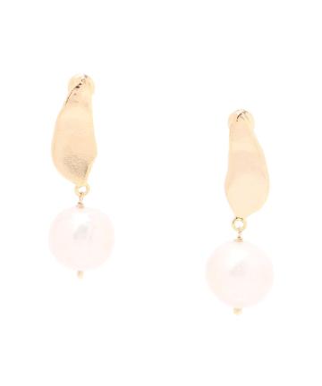 パールドロップピアス